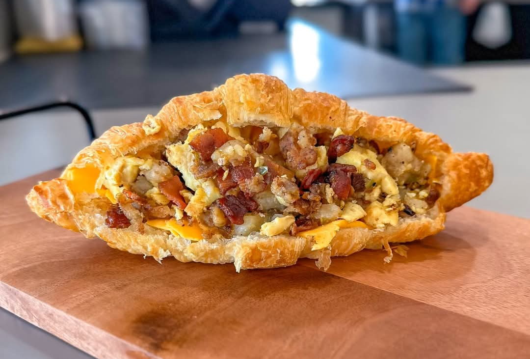 Grab and go croissant at KT'z Espresso Kafe